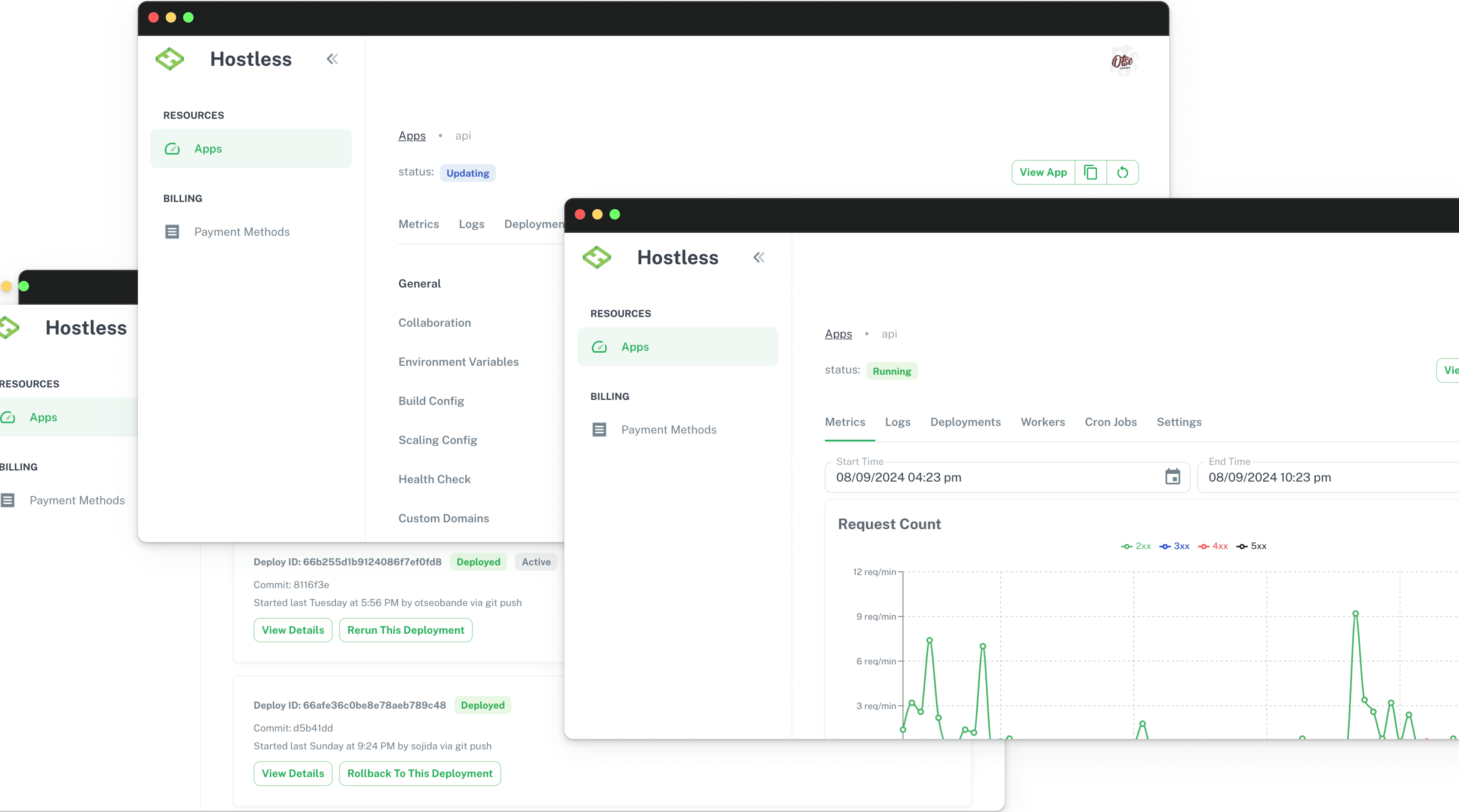 Dashboard Screenshot